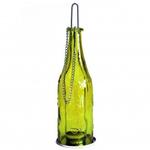 Szklana lampa wykonana ze szkła z recyklingu - butelka