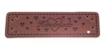 Aplikacja HAND MADE serce 50x15mm
