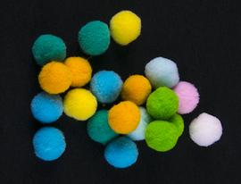 Pompony 15mm / 20szt