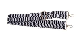 Pasek do zrobienia torebki czarno-białej 110cm