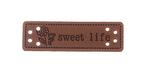 Aplikacja HAND MADE kwiatek 50x15mm