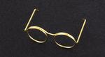 Okulary dla lalek  35x25mm metal