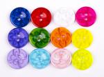 Guzik 13 mm plastik MIX